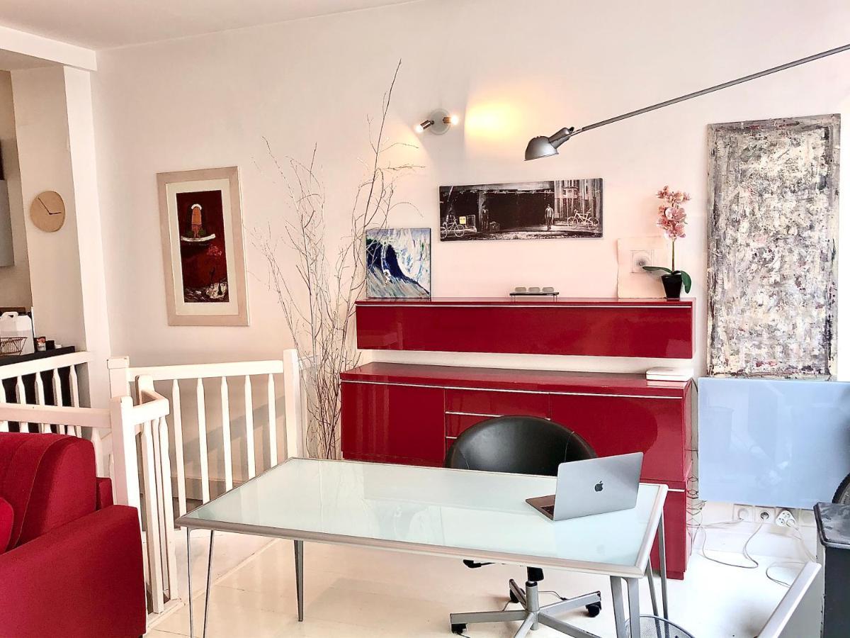 Modern Design Loft Apartment, Steps To Notre Dame Paris Dış mekan fotoğraf